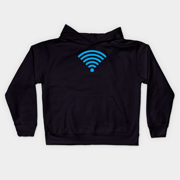 Wifi Signal Strength By Basement Mastermind Kids Hoodie by BasementMaster